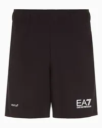 EA7 OFFICIAL STORE Bermuda Tennis Pro In Tessuto Tecnico Ventus7 Nero