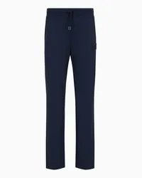 EA7 OFFICIAL STORE Pantaloni Lux Identity  In Misto Modal Blu