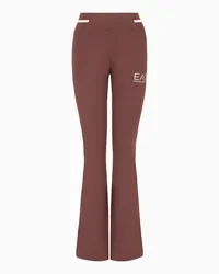 EA7 OFFICIAL STORE Pantaloni Core Lady In Cotone Stretch Marrone