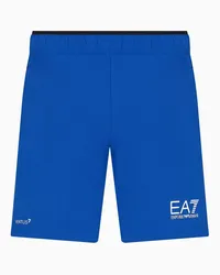 EA7 OFFICIAL STORE Bermuda Tennis Pro In Tessuto Tecnico Ventus7 Blu