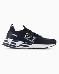 EA7 OFFICIAL STORE Sneakers Crusher Distanca Knit Blu