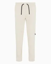 EA7 OFFICIAL STORE Pantaloni Jogger Logo Series In Cotone Beige