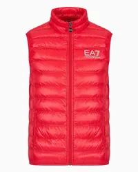 EA7 OFFICIAL STORE Gilet Packable Core Identity Rosso