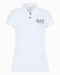 EA7 OFFICIAL STORE Polo Tennis Pro In Tessuto Tecnico Ventus7 Bianco