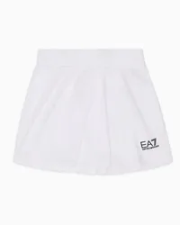 EA7 OFFICIAL STORE Minigonna Tennis Pro Girl In Tessuto Tecnico Ventus7 Bianco