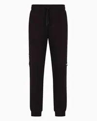 EA7 OFFICIAL STORE Pantaloni Jogger Logo Series In Cotone Nero