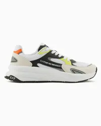 EA7 OFFICIAL STORE Sneakers Crusher Sonic Mix Bianco