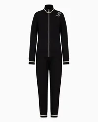 EA7 OFFICIAL STORE Tuta Core Lady In Cotone Stretch Nero