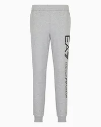 EA7 OFFICIAL STORE Pantaloni Joggers Logo Series In Cotone Grigio