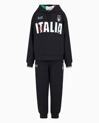 EA7 OFFICIAL STORE Italia Team Paris 2024 Tuta Da Podio Donna Blu