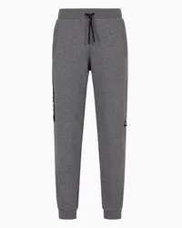 EA7 OFFICIAL STORE Pantaloni Jogger Logo Series In Cotone Grigio