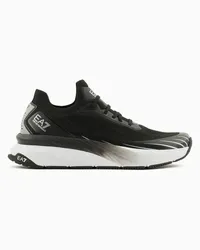 EA7 OFFICIAL STORE Sneakers Crusher Distance Sonic Knit Nero