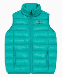 EA7 OFFICIAL STORE Gilet Imbottito Packable Core Identity Boy Acqua