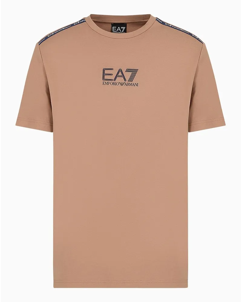 EA7 OFFICIAL STORE T-shirt Regular Fit Beige