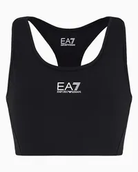 EA7 OFFICIAL STORE Sport Bra Dynamic Athlete In Tessuto Tecnico Vigor7 Nero