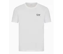 EA7 OFFICIAL STORE T-shirt Core Identity In Cotone Pima Bianco