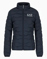 EA7 OFFICIAL STORE Giacca Imbottita Core Lady In Tessuto Tecnico Riciclato Blu