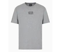 EA7 OFFICIAL STORE T-shirt Girocollo Core Identity In Cotone Grigio