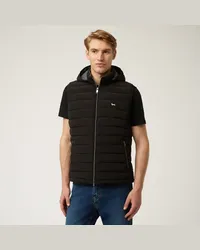 Harmont & Blaine Gilet Essentials In Nylon Tecnico Nero