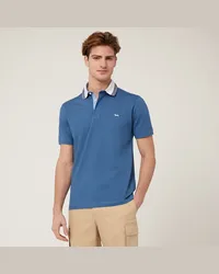 Harmont & Blaine Polo Vietri Collo In Costina Blu