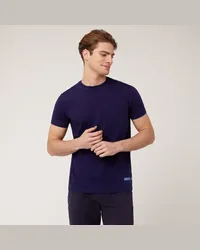 Harmont & Blaine T-Shirt Con Taschino Blu