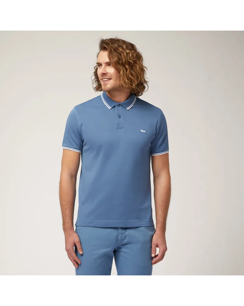 Harmont & Blaine Polo Con Contrasti Blu