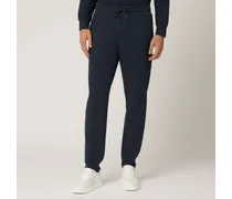 Pantalone Con Coulisse - Uomo Pantaloni Blu Navy