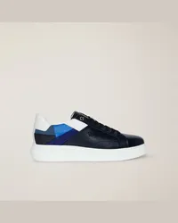 Harmont & Blaine Sneaker Con Inserti Patchwork Blu