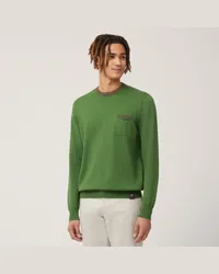 Harmont & Blaine Maglia Dettagli A Contrasto Verde