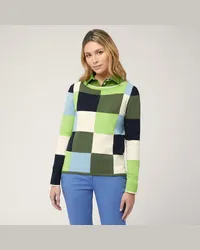 Harmont & Blaine Pullover A Quadri Verde