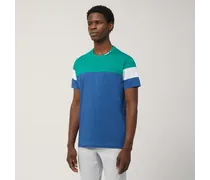 Harmont & Blaine T-Shirt Regular Color Block Verde