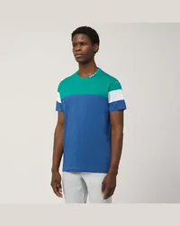 Harmont & Blaine T-Shirt Regular Color Block Verde