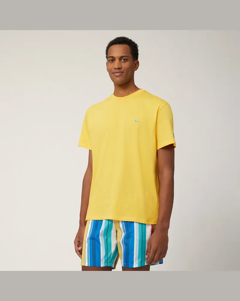 Harmont & Blaine T-Shirt In Cotone Pima Giallo