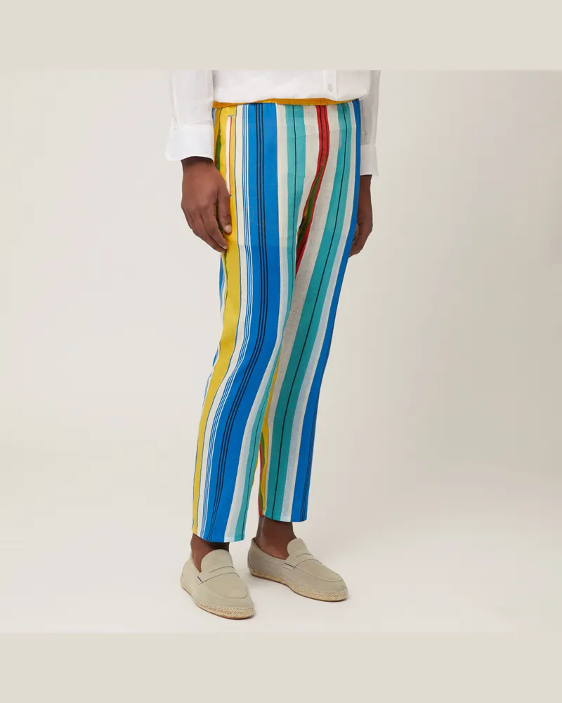 Harmont & Blaine Pantaloni Cropped Multicolor Giallo
