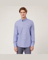 Harmont & Blaine Camicia In Cotone Regular Fit Blu