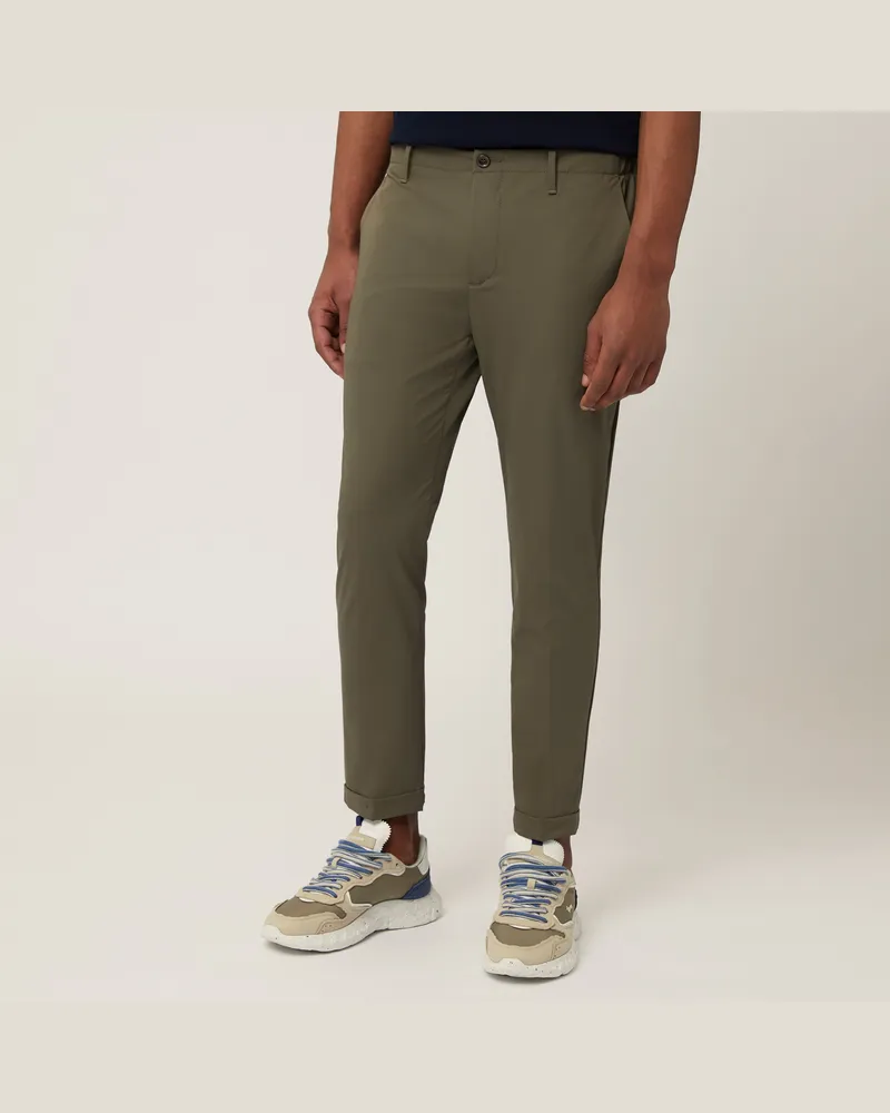 Harmont & Blaine Pantaloni Chino Con Pinces Verde