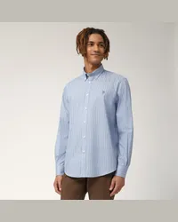 Harmont & Blaine Camicia Righe E Monogram Blu