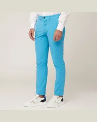 Harmont & Blaine Pantaloni Chino Narrow Fit Turchese