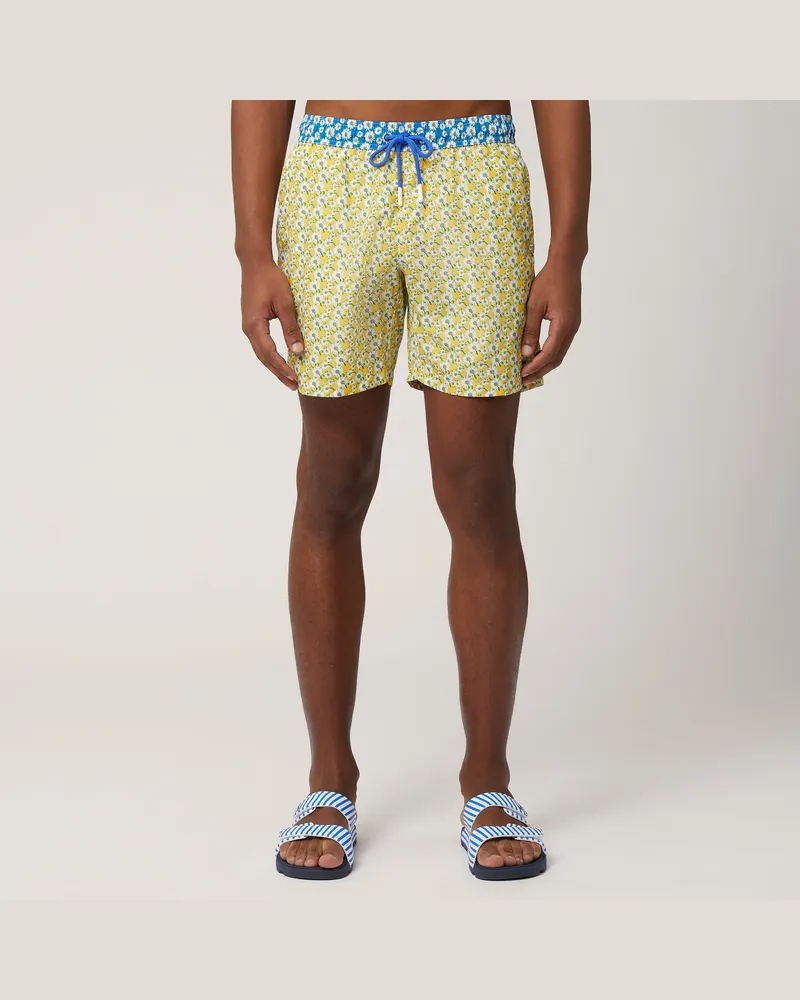 Harmont & Blaine Boxer Da Mare Con Margherite Giallo