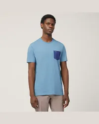 Harmont & Blaine T-Shirt Con Taschino Blu