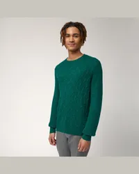 Harmont & Blaine Maglia Con Davanti Lavorato Verde