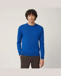 Harmont & Blaine Pullover Leggero In Lana Merino Blu