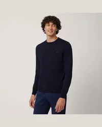 Harmont & Blaine Pullover Leggero In Lana Merino Blu