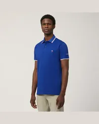 Harmont & Blaine Polo Narrow Fit Con Logo Blu