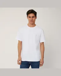 Harmont & Blaine T-Shirt Relaxed Fit Con Logo Bianco