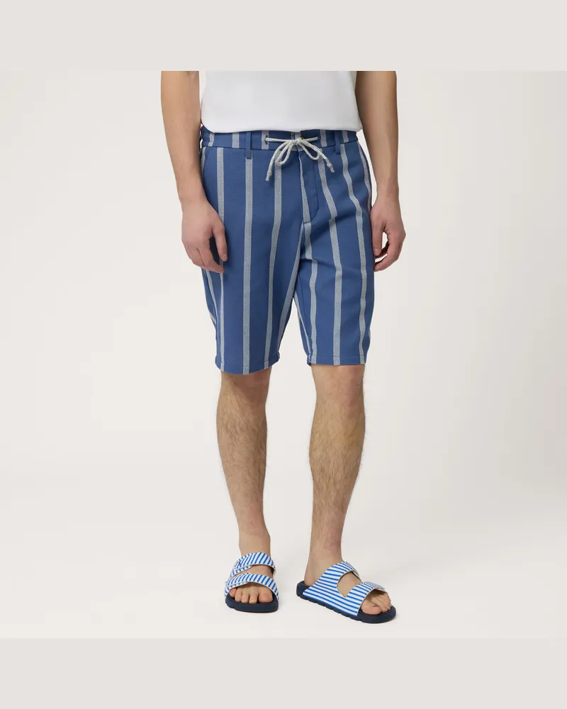 Harmont & Blaine Bermuda Jogger A Righe Lavanda