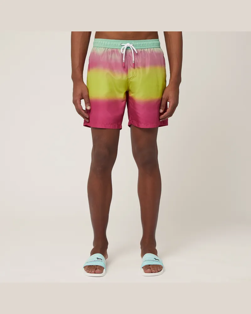 Harmont & Blaine Shorts Da Mare Tie-Dye Azzurro