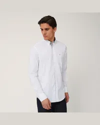 Harmont & Blaine Camicia Con Contrasti Bianco