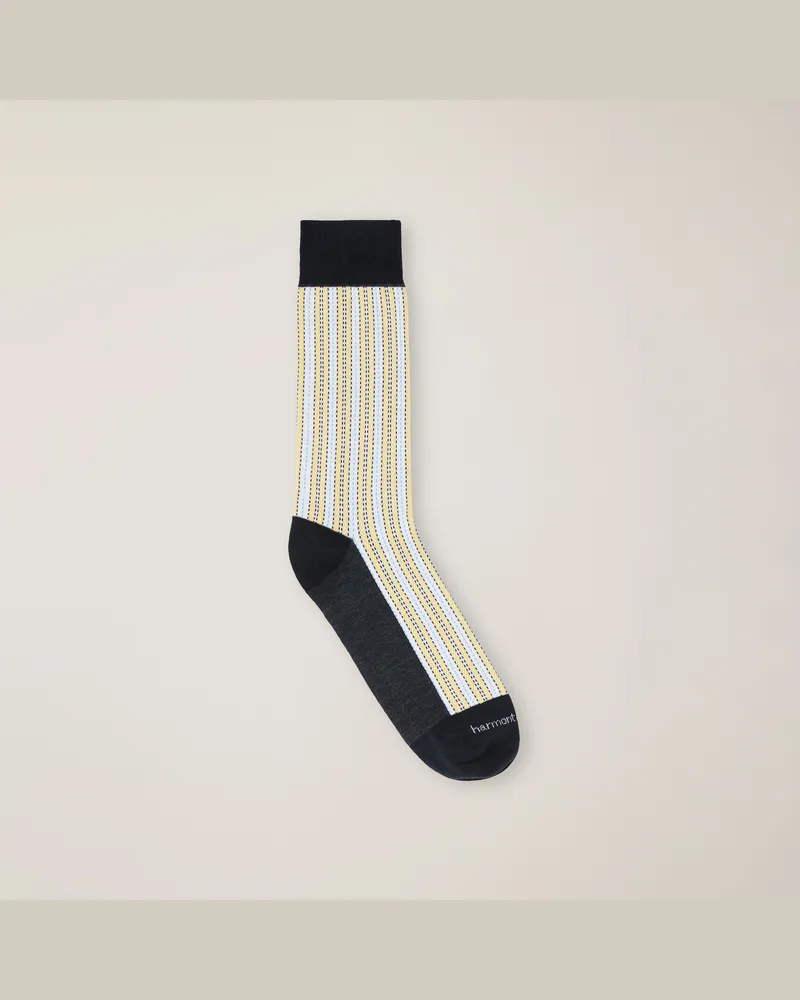 Harmont & Blaine Calza Corta A Righe Pari Giallo