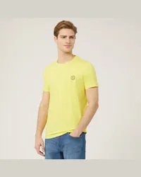 Harmont & Blaine T-Shirt In Cotone Con Logo Giallo